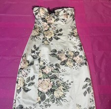 RARE! Wheels & Dollbaby Corset Dress in ‘Tea Party’ Satin RRP $395.00 | Size 2