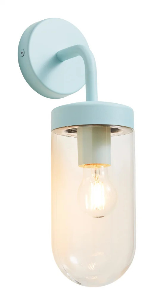 Outdoor Light Blue Kew Wall Pale Zink ZN-31809-PBLU