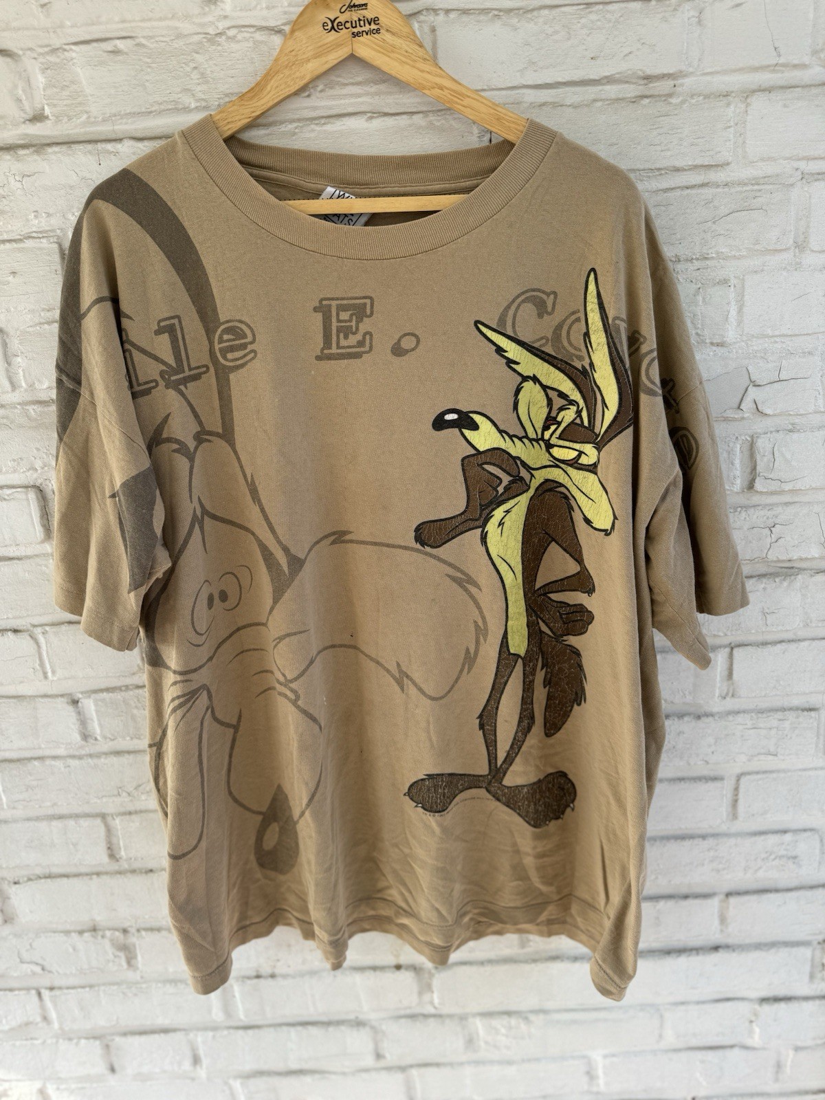 Vintage 90s Wile E Coyote Looney Tunes Wild Oats Men’s XL Single Stitch Tee