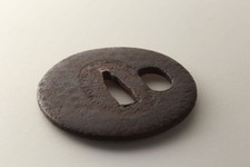 Japanese Tsuba Antique Iron Fittings Tosogu Style Samurai Antique Grade