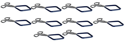 Tongs - Beaker Tongs with Plastisol Coated Jaws, Size 9.5 inches length x 1/4''