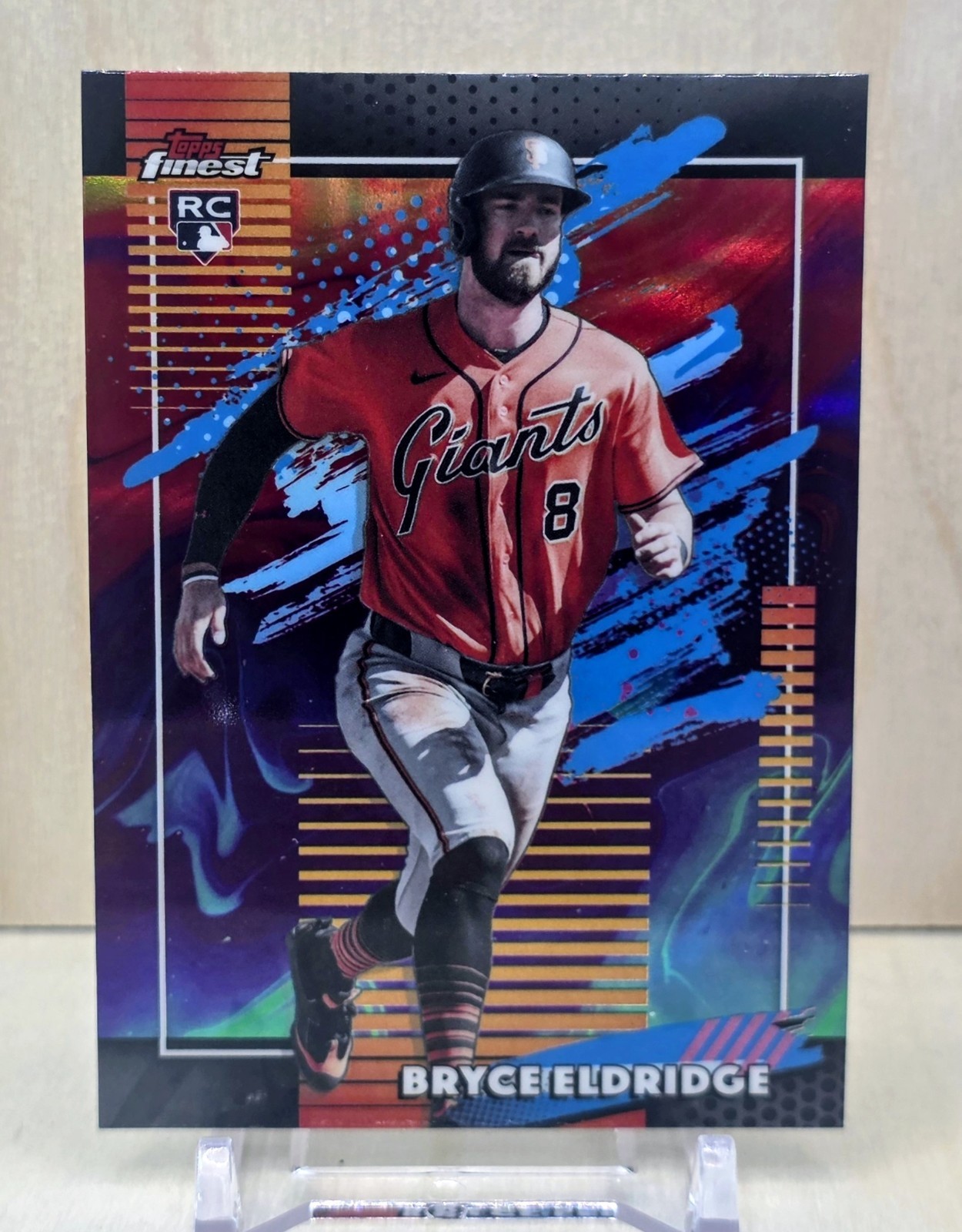 2026 Topps Finest Bryce Eldridge Uncommon Oil Spill RC Rookie Print Run /13 SSP