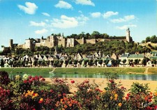 37 CHINON LE CHATEAU XIIIE XIIIE SIECCLES DOMINATING LA VIENNE