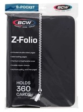 BCW Z-Folio 20 Double Sided 9-Pocket Page Alb...