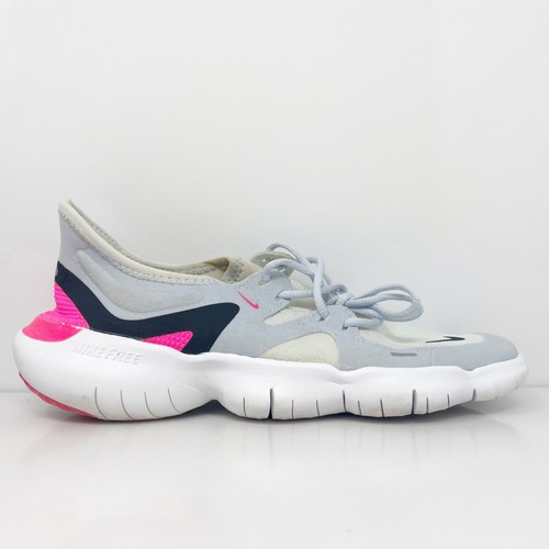 Nike Womens Free RN 5 AQ1316-101 White Running Shoes Sneakers Size 7