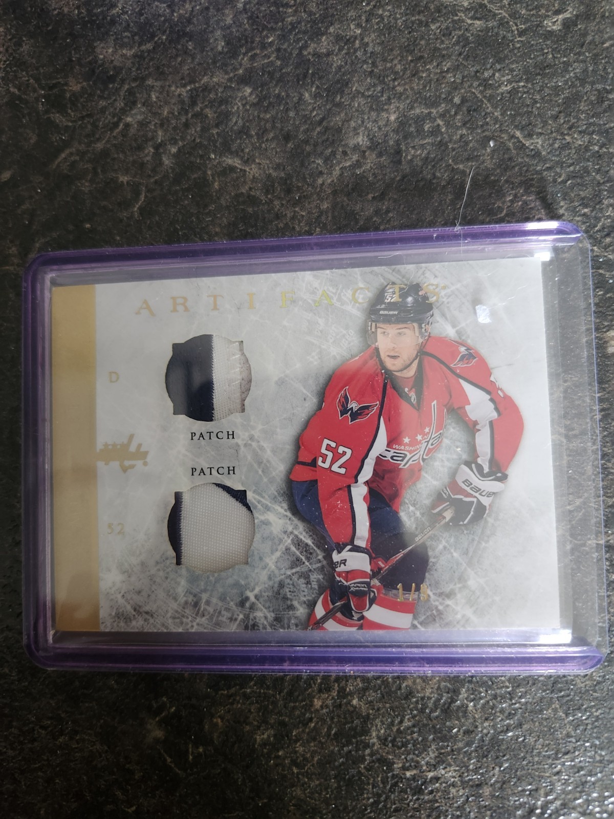 2012-13 Upper Deck Artifacts Gold Patch 1/9 Mike Green Card# 62