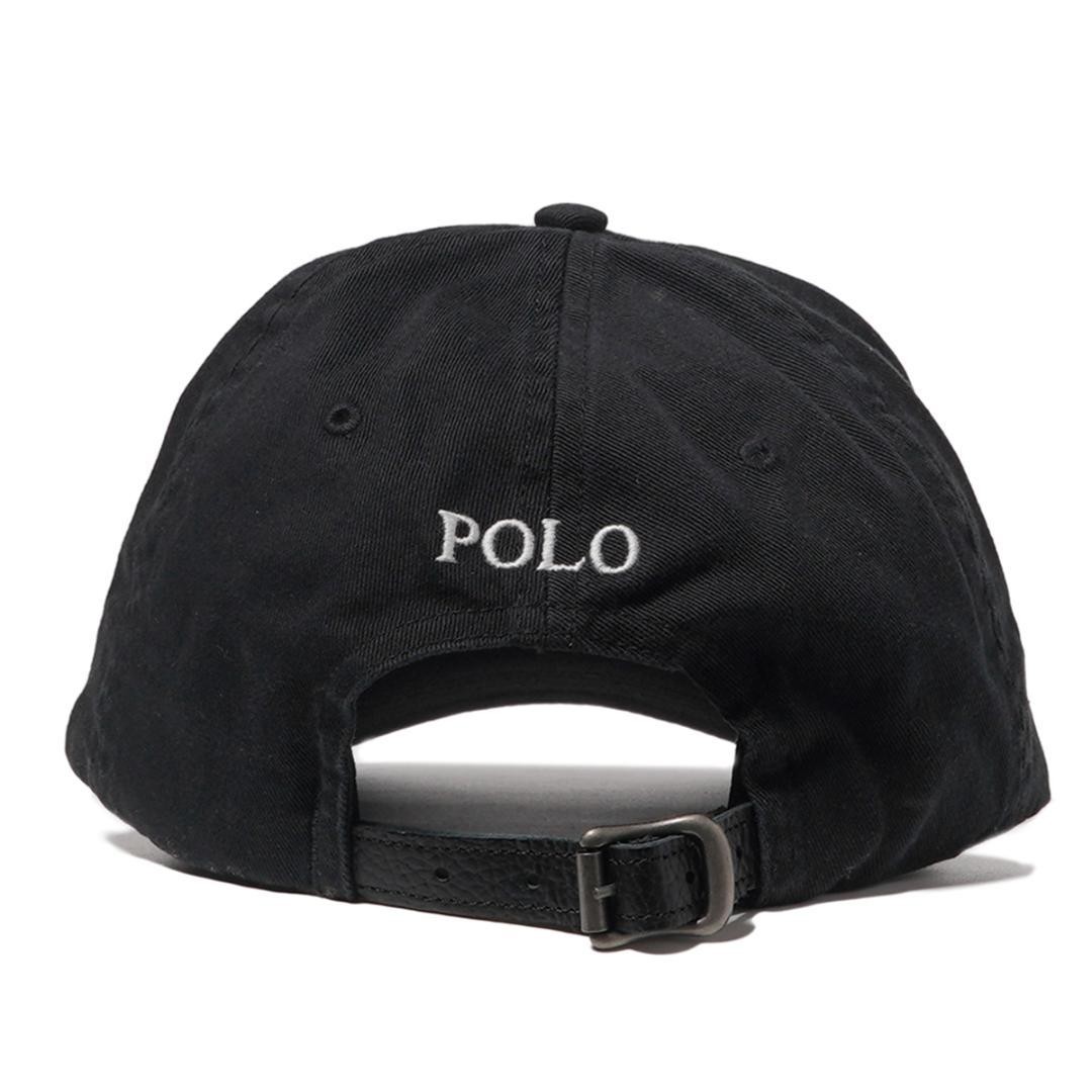 POLO Ralph Lauren Signature Big Pony Cap classico sportivo nero