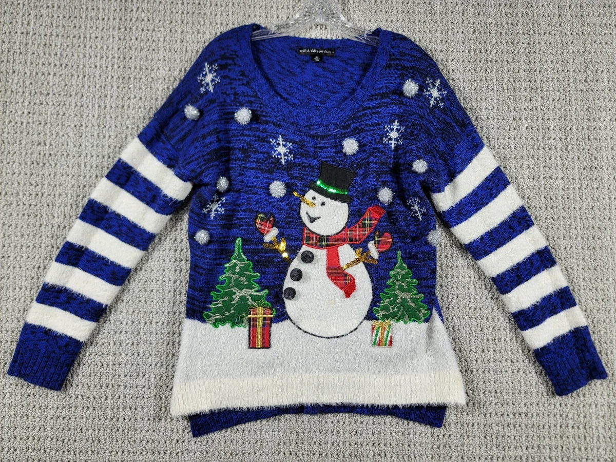 Cardigan UNITED STATES SWEATERS - Taille M, Marine Et Blanc | Occasion En Très Bon état (voir Description)