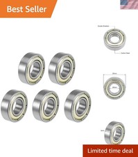 699ZZ Ball Bearings - 9mm x 20mm x 6mm, Double Shielded for Durability