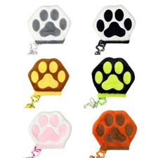 6 Pieces Plush Paw Keyring Charm Bag Pendant Ideal For Bags Wallets Keys