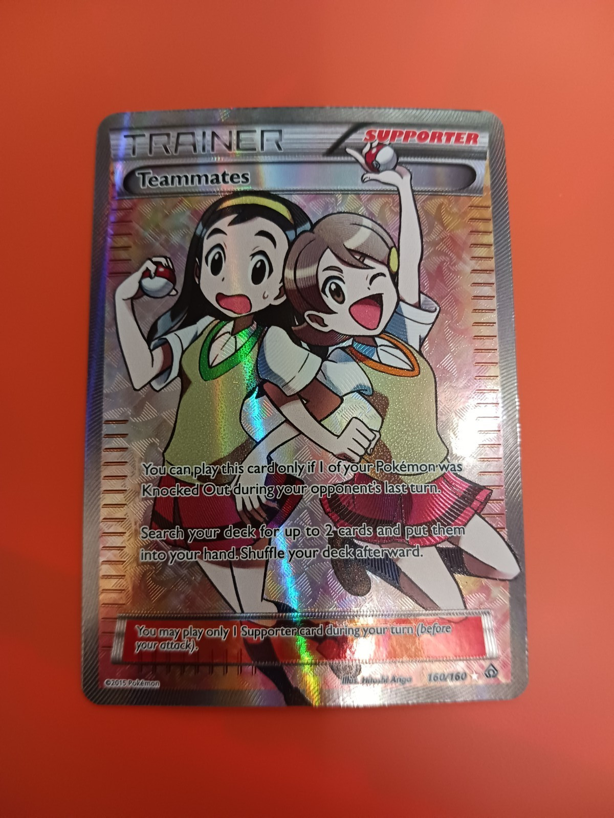 Pokémon, Primal Clash, Teammates, #160 - NM (LP)