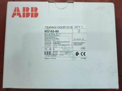 1PCS New ABB MS165-80 (70-80A) Motor Protection Circuit Breaker 1SAM451000R1019