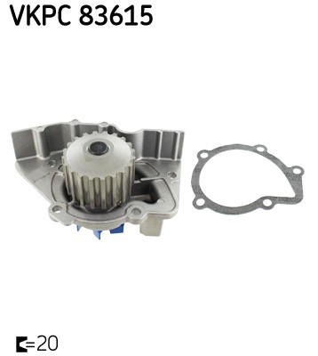 SKF-OE VKPC 83615 Water Pump, engine cooling for CITROËN,FIAT,PEUGEOT - Image 10