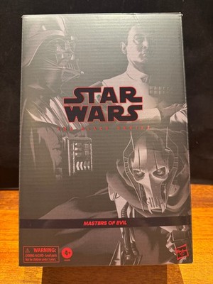 STAR WARS Black Series MASTERS OF EVIL 3 Pack EXCLUSIVE