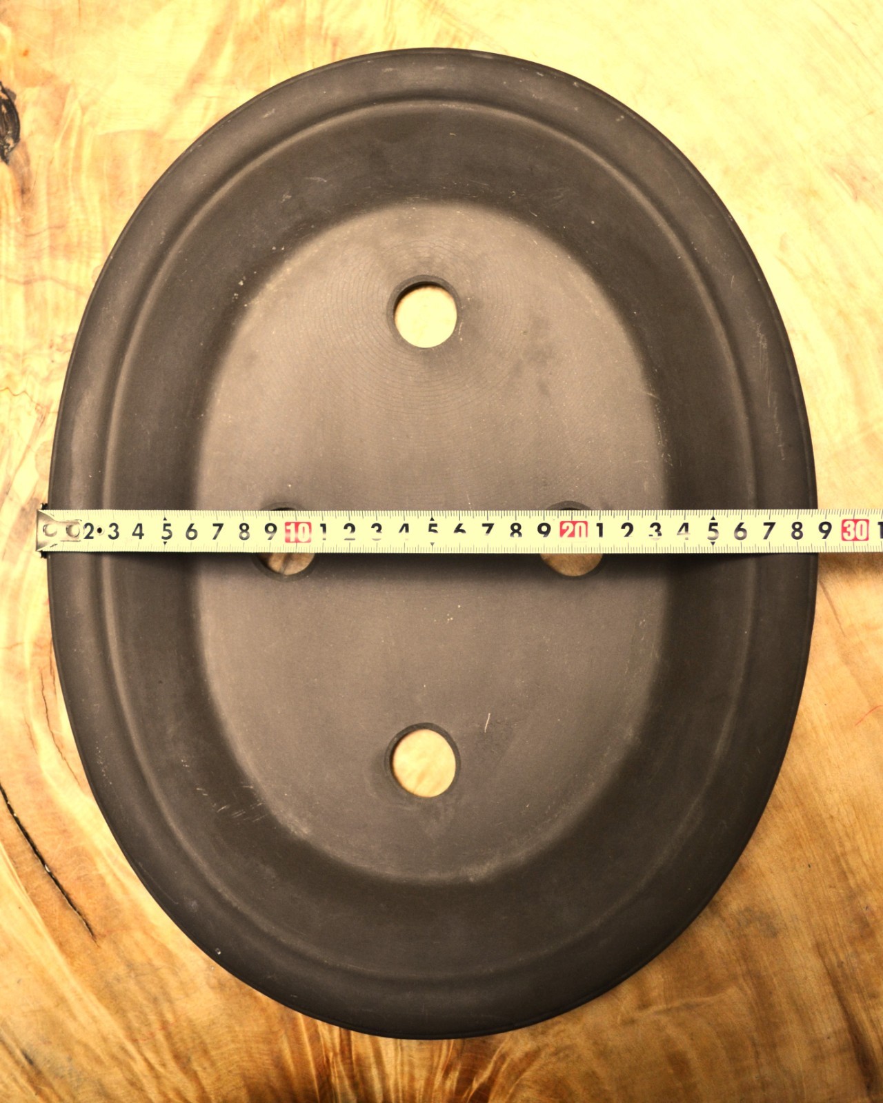 Bonsai Pot Oval Bonsai Pot Tokoname Ware 37x28x4.5cm Japanese Vintage