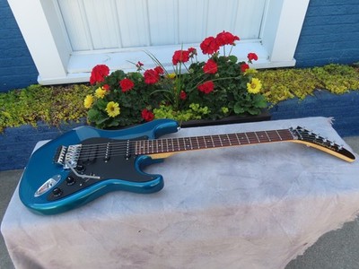 KRAMER 1985 PACER DELUXE RARE ORIGINAL TEAL BLUE METALLIC near MINT!