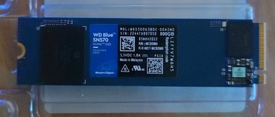 Western Digital | WD Blue SN570 | 500GB | M.2 PCIe NVMe SSD | | eBay