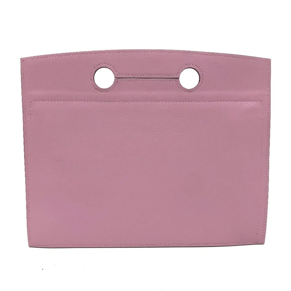 HERMES Mile Birkin Bolso Bolsillo Externo Bolsa Swift Z Sello Rosa Damas Usado Foto 2 de 4