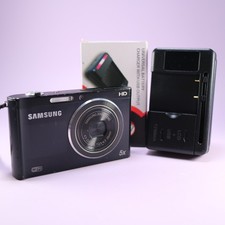 Samsung Digital Camera DV300F 16.1MP Selfie Screen Black Tested