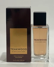 Bath & Body Works Teakwood Cologne For Men 3.4 fl oz / 100 ml NIB