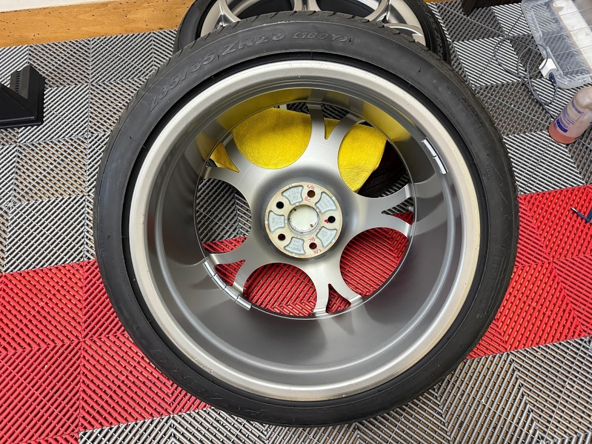 OEM Original 20" Alfa Romeo 8C Competizione 5 Hole Wheels Rims Grey Set Take Off