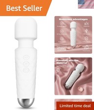 Mini Handheld Massager, Cordless Rechargeable Vibration Massage Tool, 8 Speed...