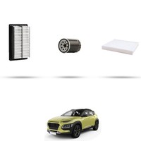 Hoffcar Wartungsset - 3 Filter Kompatibel Mit Hyundai Kona 1.0 T-GDI Hybrid 8