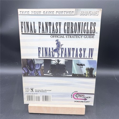 Final Fantasy Chronicles Official Strategy Guide BradyGames PS1 FF4 Chrono Trigg