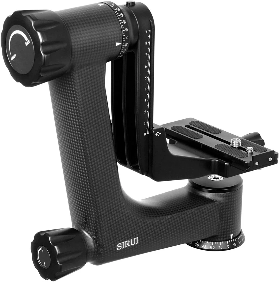 SIRUI PH-Series Carbon Fiber Gimbal Head PH-30 55lb Load 1/4"-20 & 3/8"-16 - Image 3 of 4