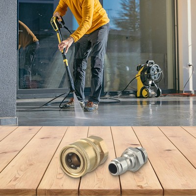 G14 Quick Connect Adapter für Hochdruckreiniger Kupfer Edelstahl