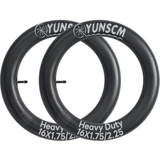 16" Heavy Duty Bike Tubes 16x1.75 16x1.95 16x2.10 16x2.125 AV Schrader Valve