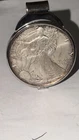 2007 American Silver Eagle $1 Coin Money Clip 1oz Silver Toned