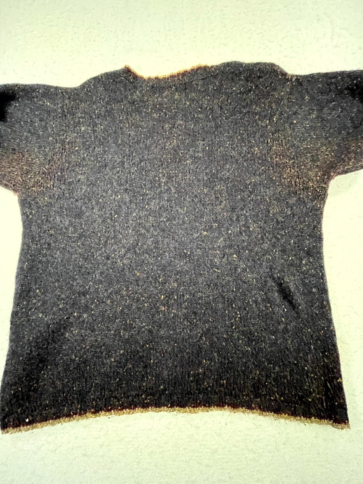 Vintage Legend Classic Sweater Mens M Blue Shetland Wool Tight Knit Warm Cozy image 7
