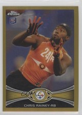2012 Topps Chrome Gold Border Refractor /50 Chris Rainey #53 Rookie RC
