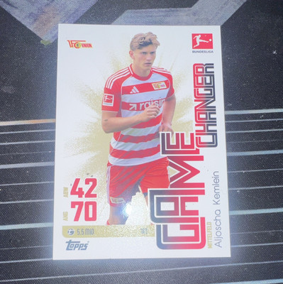Topps Bundesliga 2025/26 Aljoscha Kemlein Game Changer 55/100 Rookie