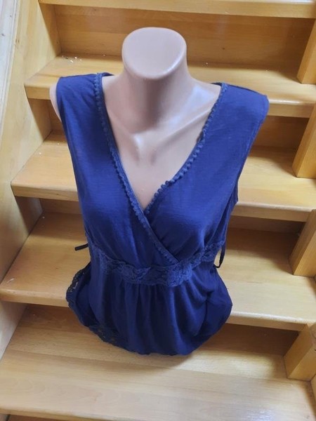 Women Monsoon Shirt Navy 46 / 3XL