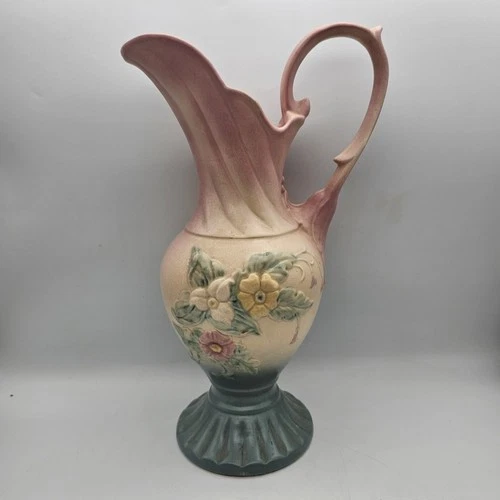 Vintage Hull Art Pottery Pitcher Vase Wildflower “Hull Art USA 18 13 1/2”