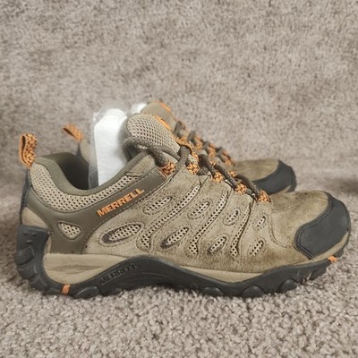 Mens Merrell Crosslander 2 Mens 9.5 Brown Hiking Shoes Outdoors Casual Trails