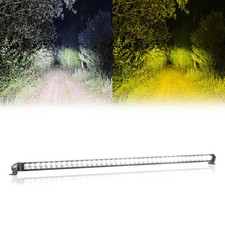 Ek Ennoking White Amber Led Light Bar 42 Inch Single Row High Bright Dual Color