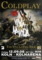 Coldplay - KöLn, KöLn 2008 | Konzertplakat | Poster