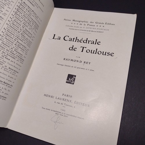 La Cathedrale De Toulouse by Raymond Key -Paperback 1929 -Illustrated Ex library - Picture 6 of 14