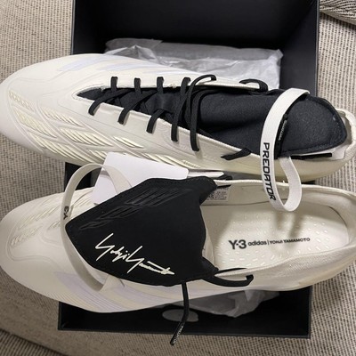 Adidas Y-3 Predator Elite FT FG Soccer Cleats Core Black/White US 