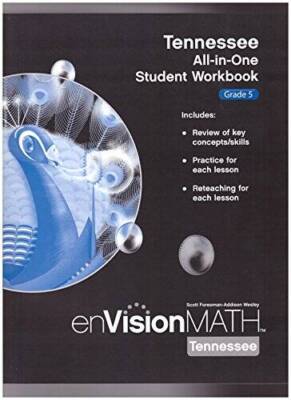 enVision Math- Tennessee All-in-One Student Workbook, Grade 5 - Paperback - GOOD