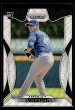2019 Panini Prizm #209 Heath Fillmyer 23/60 Rookie Blue Wave Kansas City Royals