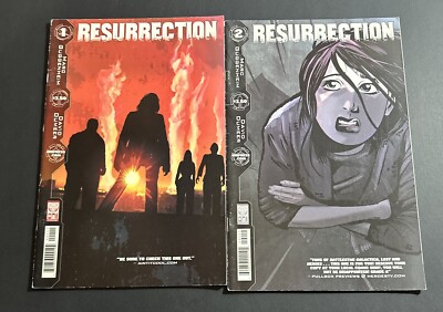 Resurrection #1 +2 Comic Lot Nov. 2007 Oni Press 4.5+ Kk-3