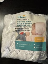 Biloban Bassinet Mattress Pad Cover, Waterproof Quilted Ultra Soft Viscose Made