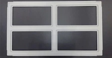 CLOPAY Colonial 509 Replacement Window Inserts /Short Panel Garage Door White