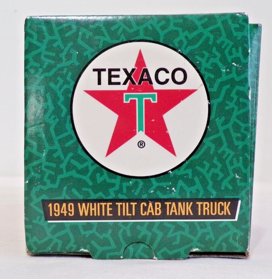 ERTL Collectibles 1996 - 1949 cabina inclinable blanca banco camión cisterna Texas Foto 4 de 4