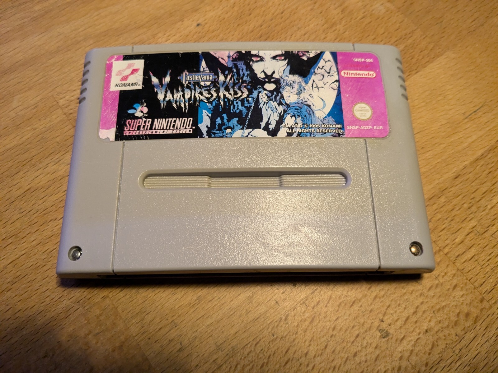 Castlevania Vampire's Kiss Super Nintendo SNES PAL