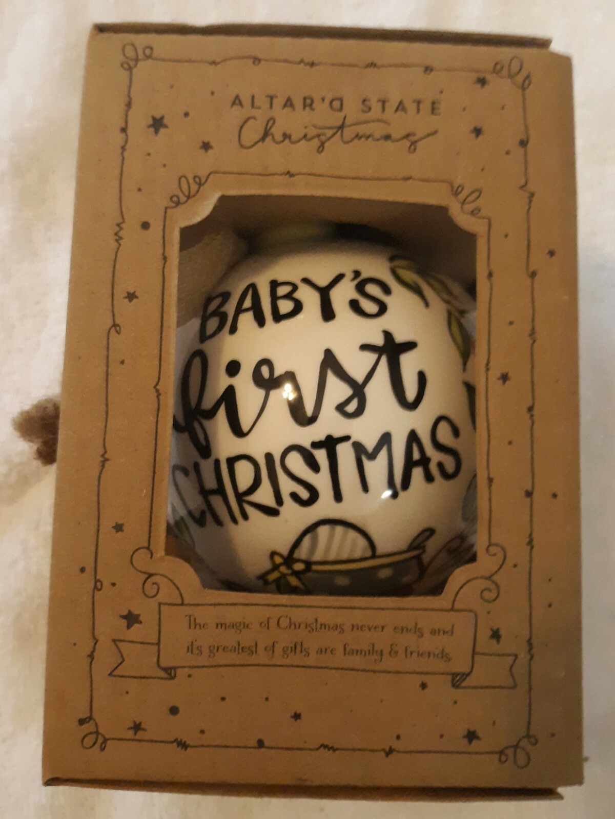 Altar'd State Christmas Ornament Baby's First Christmas 2019 NIB | eBay
